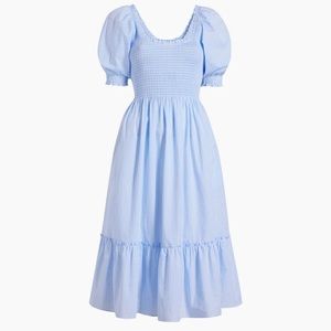 Hill House Home Louisa Nap Dress Hydrangea Blue Gingham size XS NWT